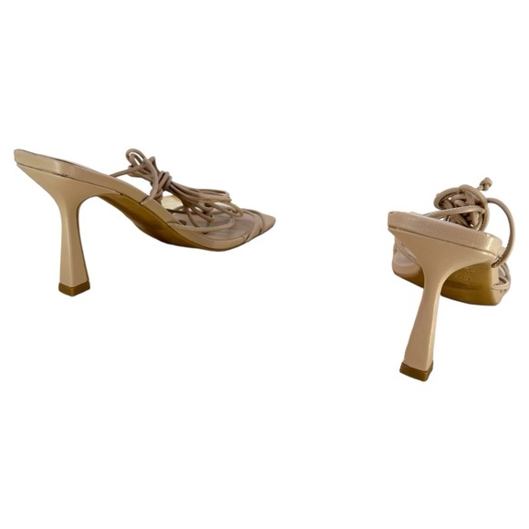 Open Edit | 11 Nude Lace Up Tie Strappy Heels Nordstrom - Picture 4 of 7